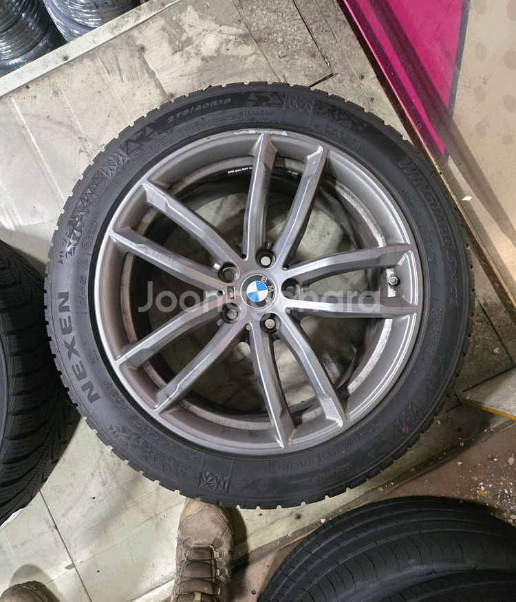 BMW 18인치 순정 662m 휠, 윈터타이어 세트--1