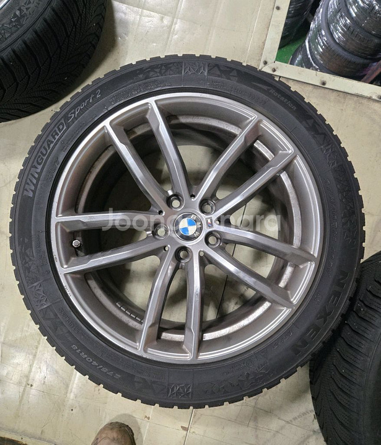 BMW 18인치 순정 662m 휠, 윈터타이어 세트--2