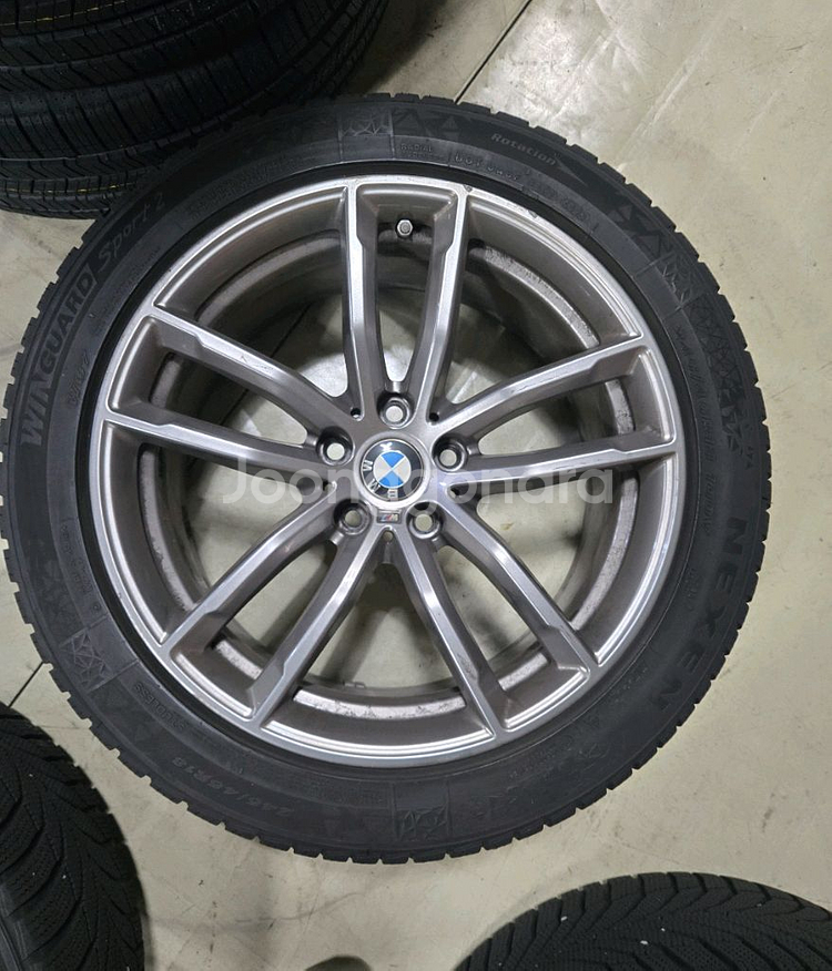 BMW 18인치 순정 662m 휠, 윈터타이어 세트--3