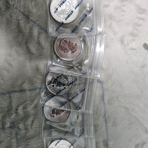 2019년,21년 캐나다 메이플 실버코인 5개