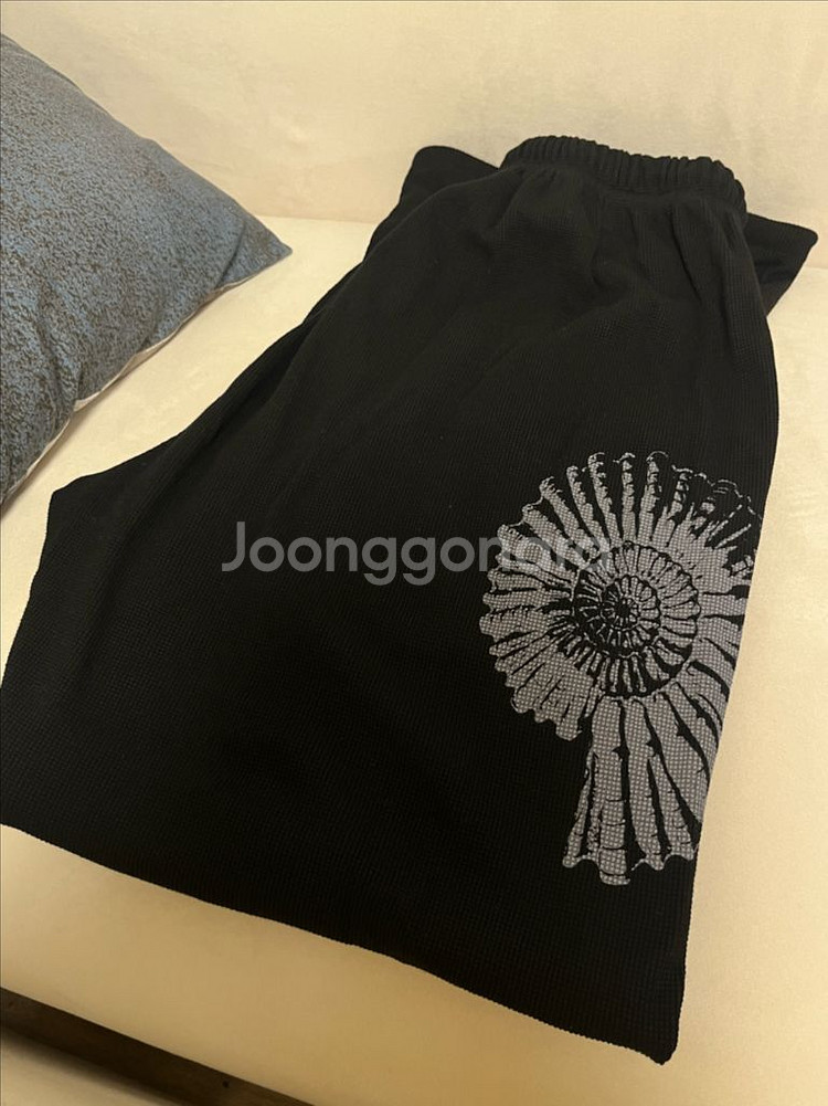 투머치택스 tmt 와플팬츠 블랙--2
