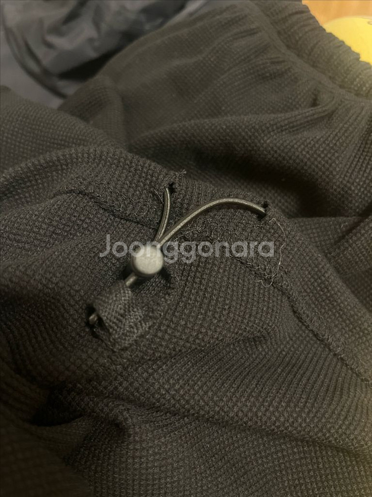 투머치택스 tmt 와플팬츠 블랙--4