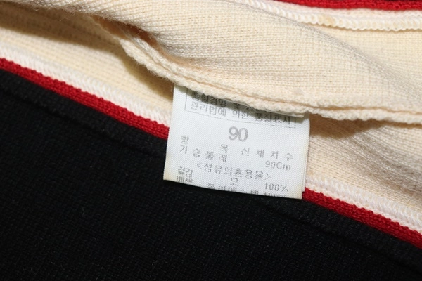 (55) 1413. 빈폴골프/블랙레드 패턴카라니트조끼 이미지
