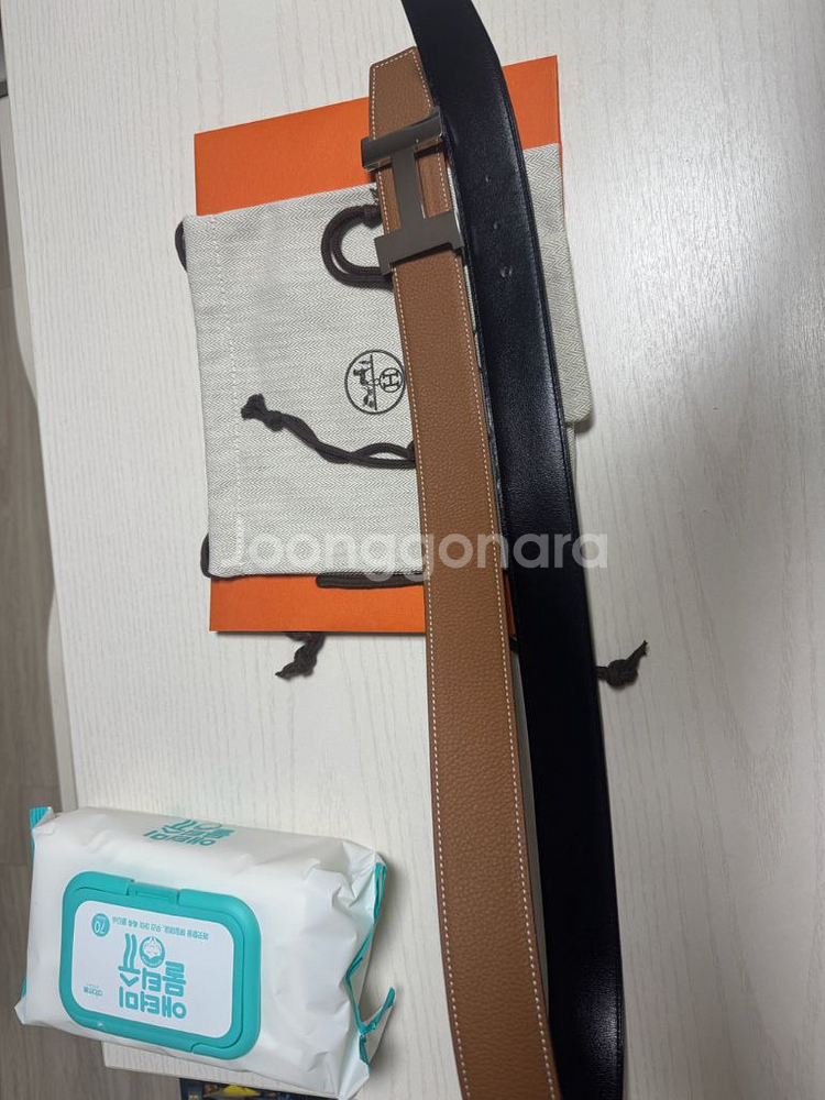 에르메스 남성 벨트 팝니다--4