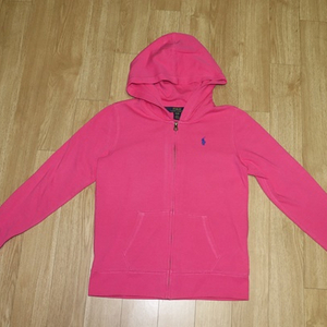 (55)1418. 폴로/핑크 후드집업니트