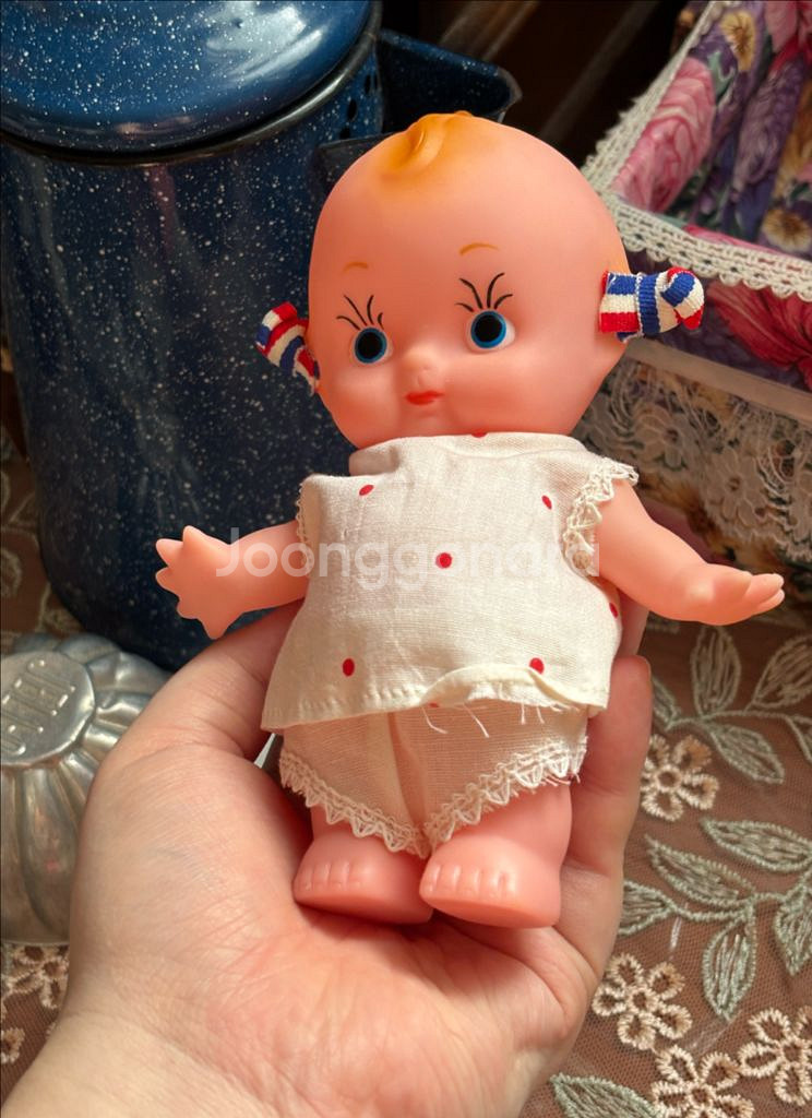 일본 쇼와레트로 빈티지인형 큐피저금통인형 y2k앤틱소품근대사헤이세이레트로 고전인형 빈티지소품--5