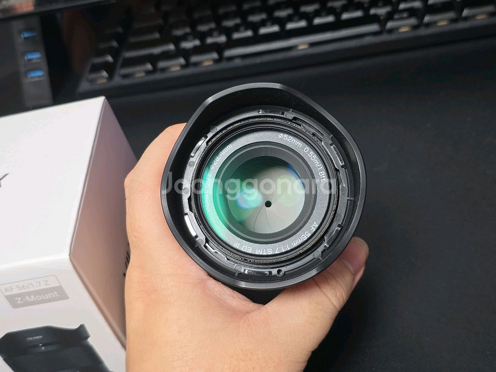 빌트록스56mm f1.7 z마운트+52mm호야 UX2--1