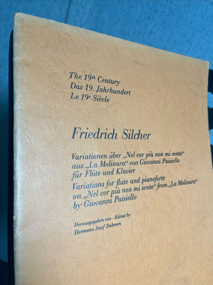 쉴러 변주곡 on Nel cor piu non mi sento 플루트 플룻 악보--2