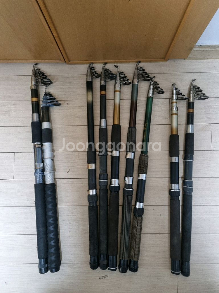[낚시용품]원투낚시 릴낚시대 360 330 300대 민물바다겸용 입문용--0