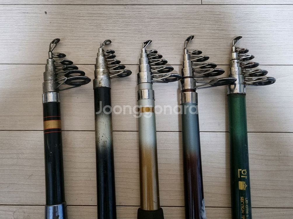 [낚시용품]원투낚시 릴낚시대 360 330 300대 민물바다겸용 입문용--4