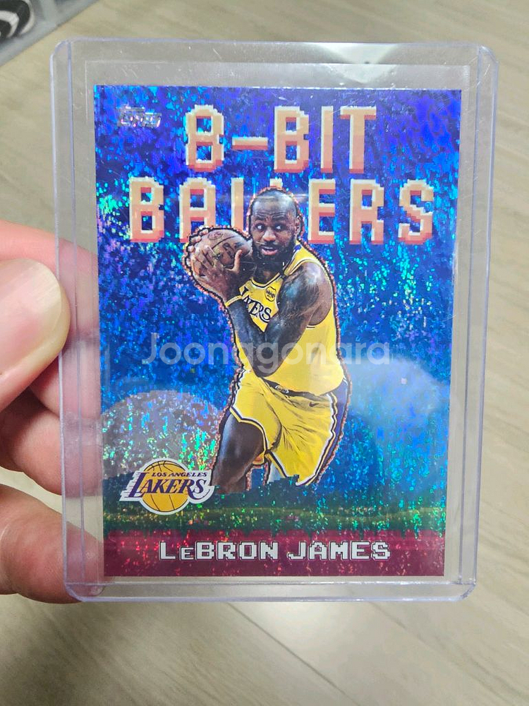 NBA 탑스 르브론제임스 8비트 볼러스 홀로포일--0