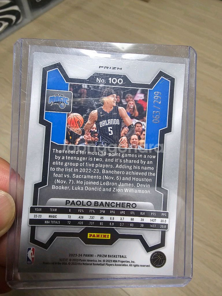 NBA 파올로 반케로 레드 프리즘 299한정--1