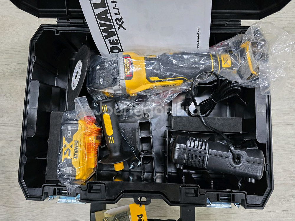 디월트 DCG405P2 무선 그라인더 세트--0