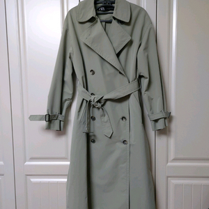 여성 자라트렌치코트55 연카키올리브색트렌치