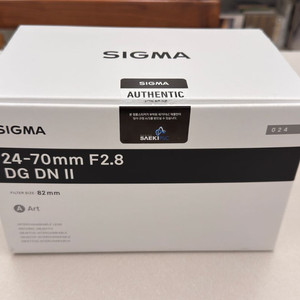 시그마 24-70mm F2.8 DG DN II 렌즈 팝니다