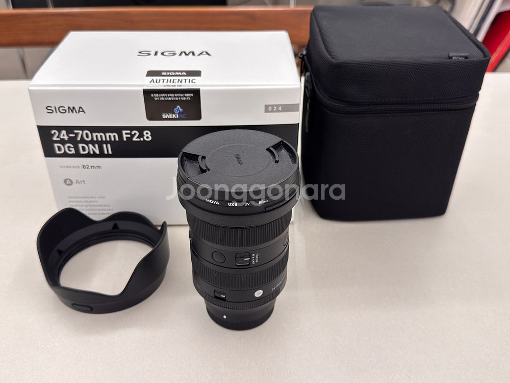 시그마 24-70mm F2.8 DG DN II 렌즈 팝니다--1