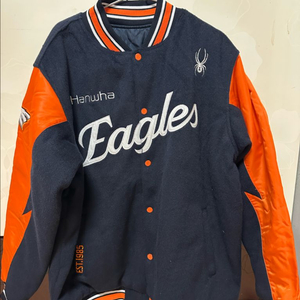 한화 이글스 스파이더 25 어센틱 야구점퍼 네이비 L 100