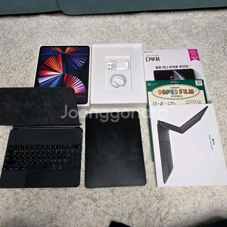 아이패드 프로 12.9 5세대셀룰러 256기가,매직 키보드(애플 정품)--0