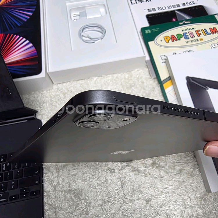 아이패드 프로 12.9 5세대셀룰러 256기가,매직 키보드(애플 정품)--2