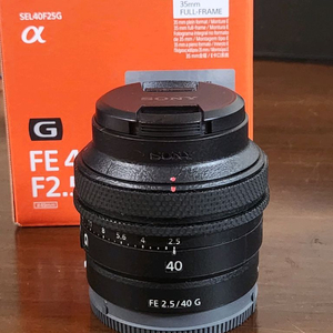 소니 FE 40mm F2.5 G 렌즈