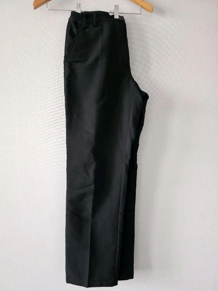 검정색 허리 밴딩 기모바지 이미지