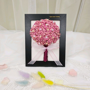 꽃다발 프레임 장식 세트