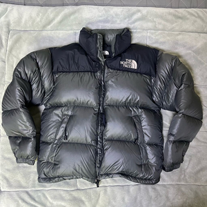 중앙로고 the north face 노스페이스 700눕시 패딩 차콜m