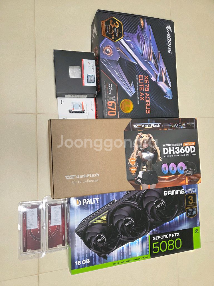 9800x3d, x670, rtx 5080 초고사양 본체--1