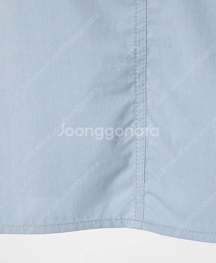 오버듀플레어 클래식 벌룬 블라우스 페일 블루 컬러 cl--9