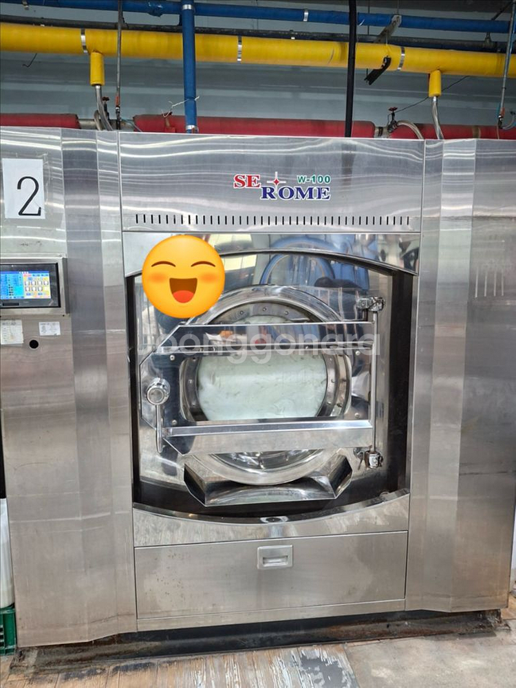 세탁공장 리조트 콘도 산업용세탁기100kg 업소용세탁기100kg 산업용 상업용 업소용건조기--1