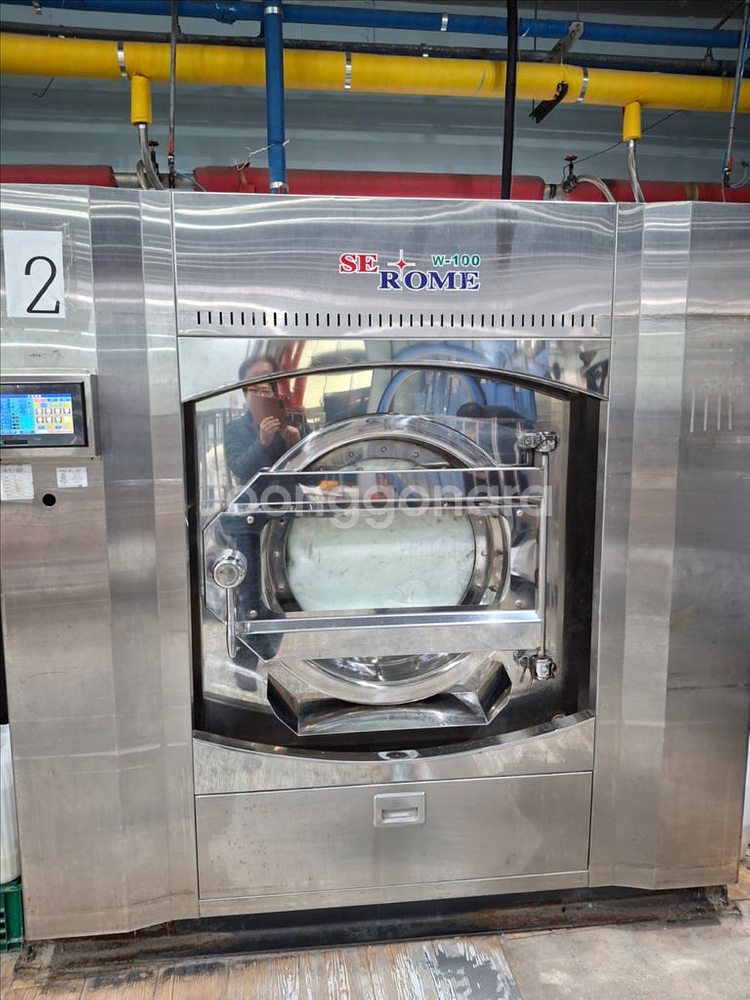 세탁공장 리조트 콘도 산업용세탁기100kg 업소용세탁기100kg 산업용 상업용 업소용건조기--4