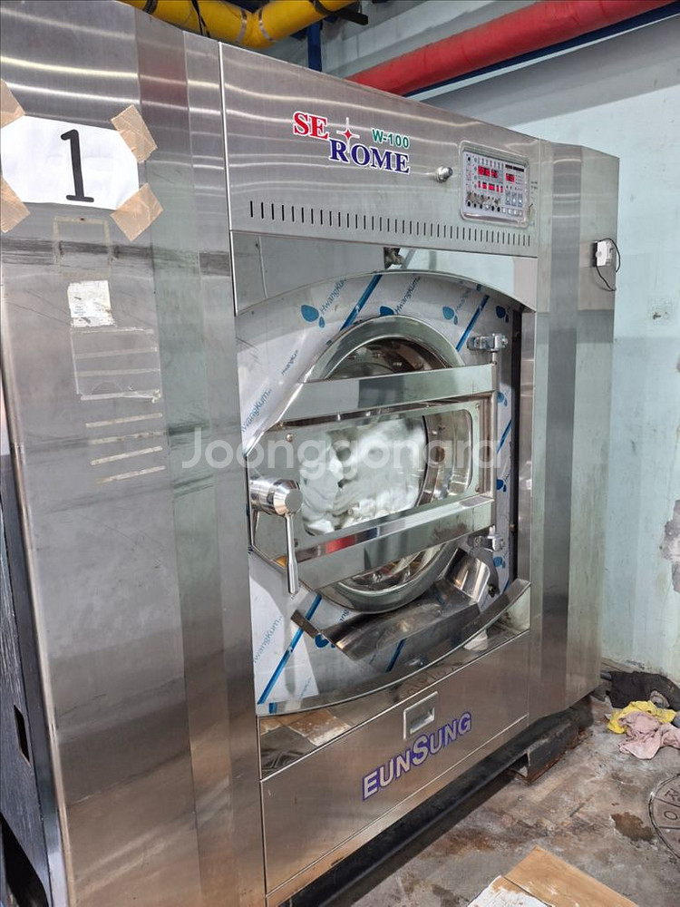 세탁공장 리조트 콘도 산업용세탁기100kg 업소용세탁기100kg 산업용 상업용 업소용건조기--2