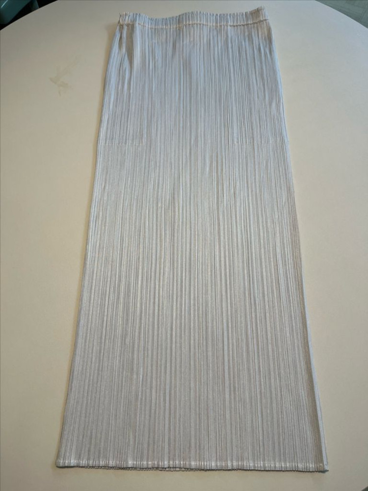 플리츠플리즈 베이직 스커트 라이트그레이 1사이즈--1