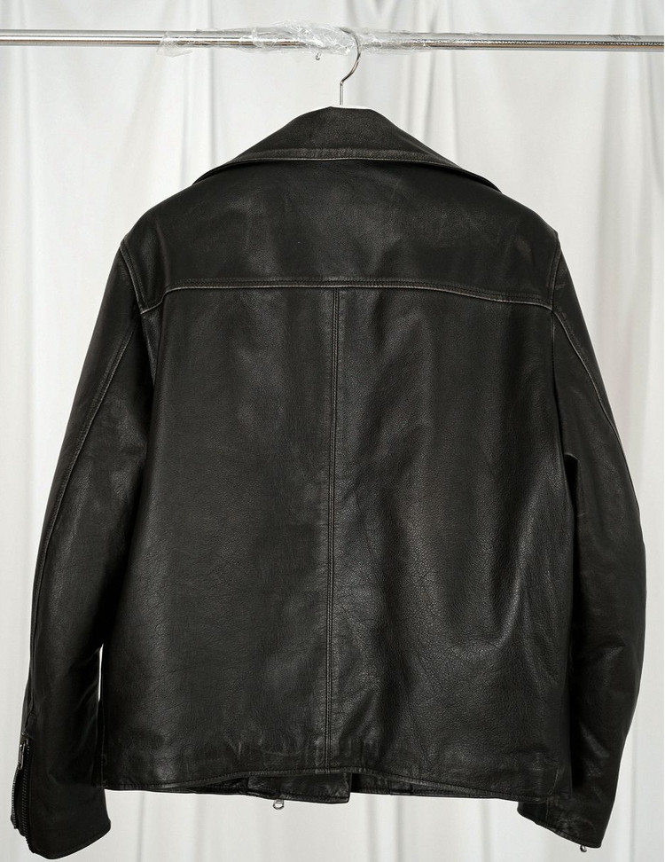 베르데오시도 라이더 가죽 자켓 구스다운 추가 M--1