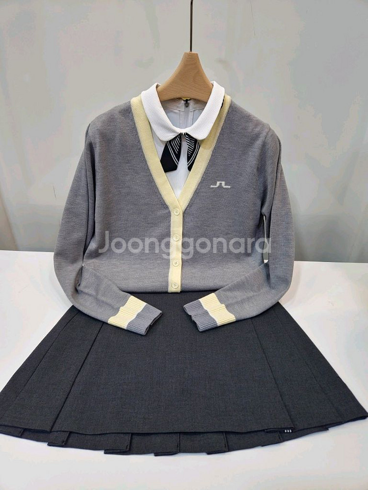 제이린드버그 여성 골프 니트 가디건--4