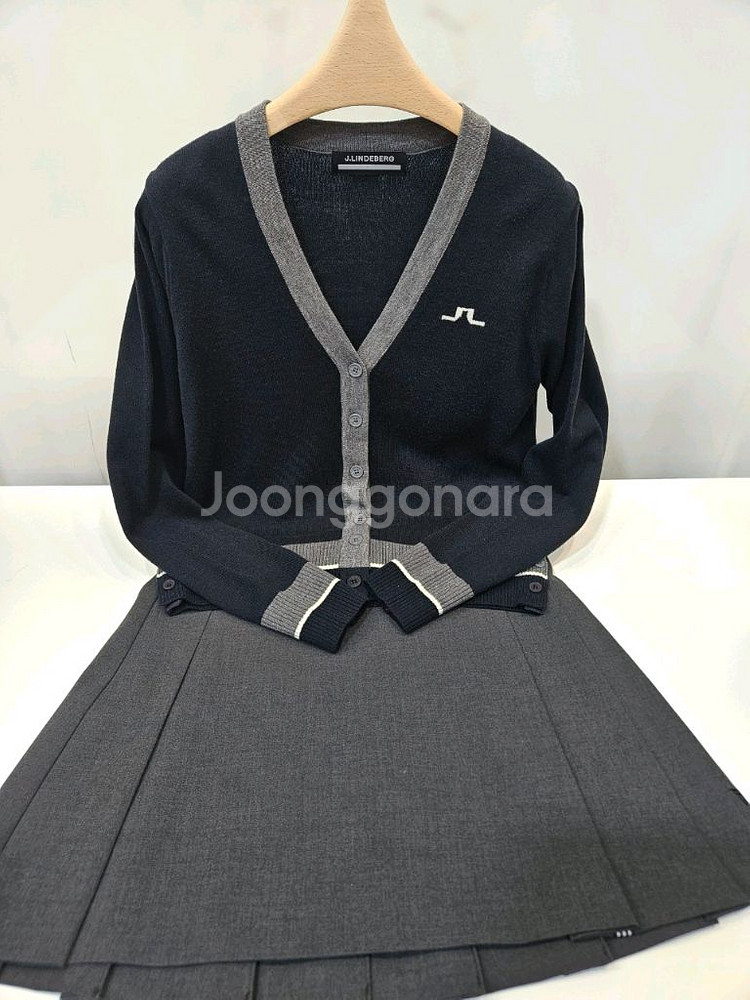 제이린드버그 여성 골프 니트 가디건--7