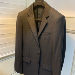 타임옴므 이태리 winterissimo 플란넬울원단 다크그레이 100