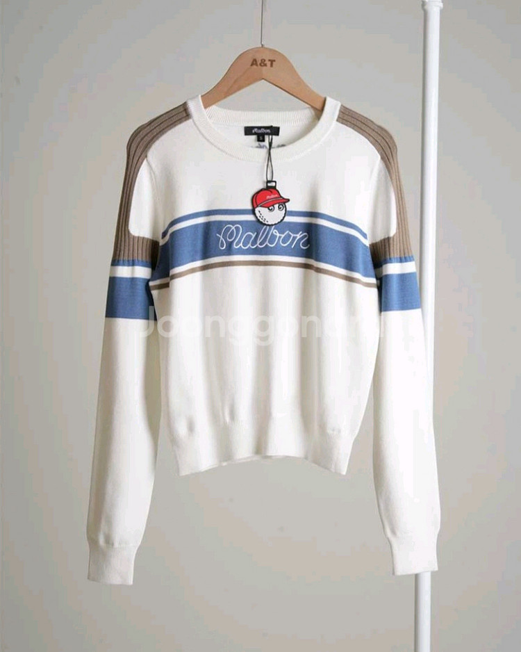 말본 여성 골프 니트 티셔츠--0