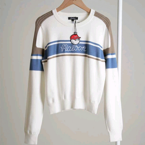 말본 여성 골프 니트 티셔츠