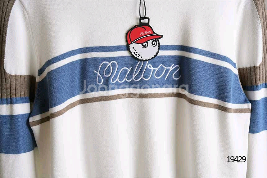 말본 여성 골프 니트 티셔츠--7