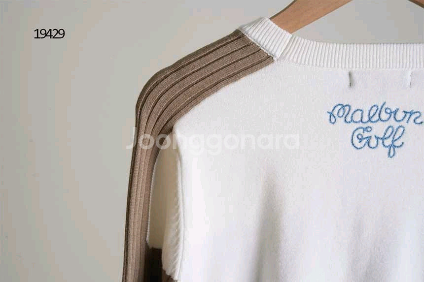 말본 여성 골프 니트 티셔츠--9