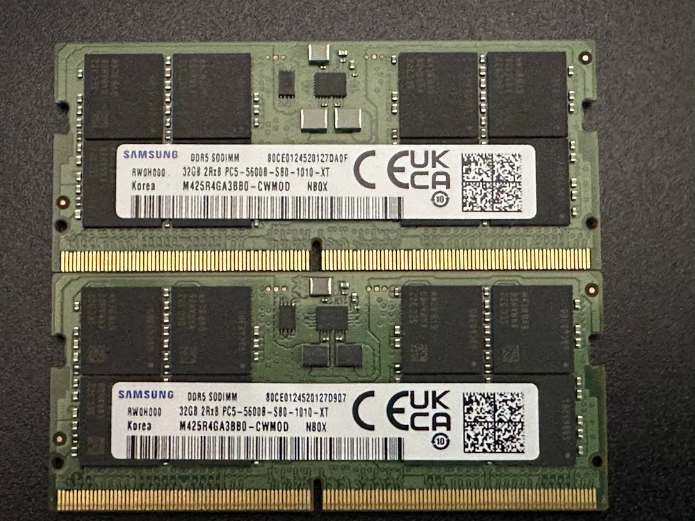 삼성전자 노트북용 DDR5-5600 32GB (2개 구매 가능) - 안심되는 중고거래