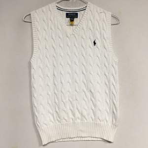 랄프로렌폴로 키즈 케이블 니트 조끼 10-12Y
