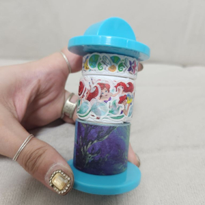 디즈니 인어공주 마스킹테이프 롤스티커 봉 세트