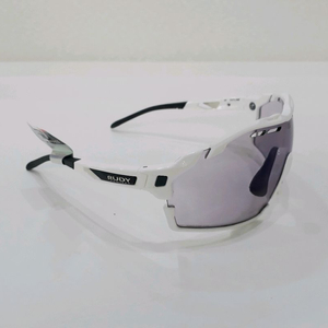 루디프로젝트 컷라인 화이트_화이트-블랙 /퍼플 미러변색