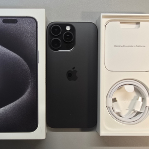 아이폰15 프로맥스 256 티타늄블랙 (A급)