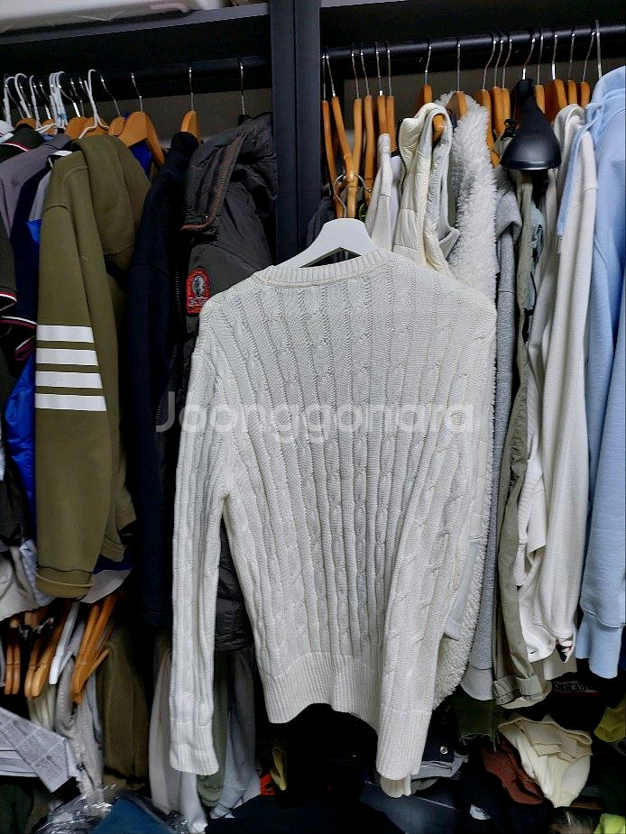 아미 AMI 케이블 니트 아이보리 M--5