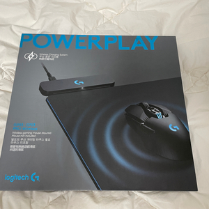 커스텀 유리패드 + 로지텍 파워플레이