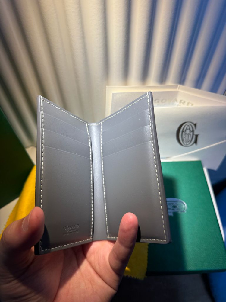 (새상품) 고야드 생피에르 카드지갑 그레이--1
