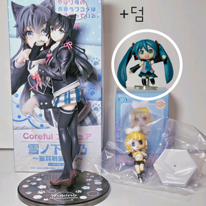 유키노, 카가미네 린 피규어/ 하츠네 미쿠 푸치넨도(덤) 일괄 미소녀